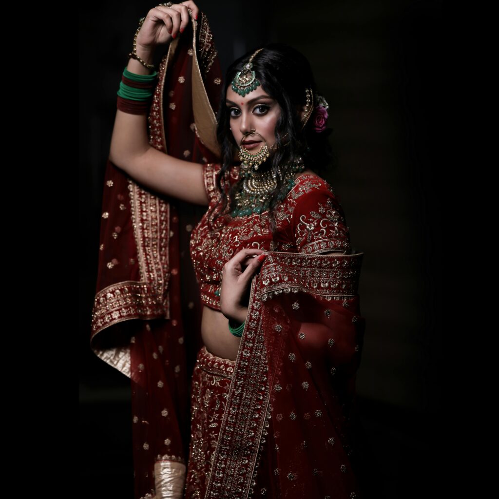 pexels-photo-9398390-9398390 Portrait of a woman in traditional Indian attire showcasing cultural beauty and jewelry.